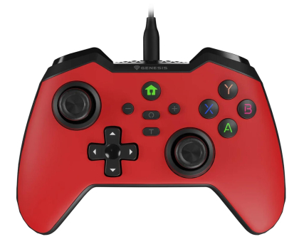 Pad Genesis Mangan 300 Przewodowy czerwony PC/Switch/Mobile